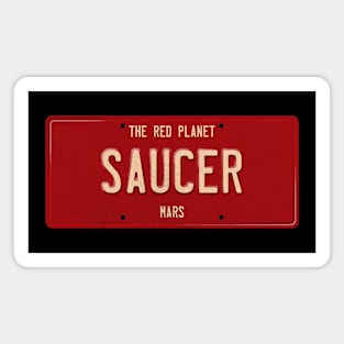 Mars License Plate Magnet